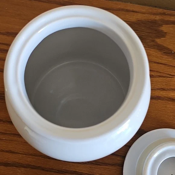 White and Blue Dog Treat Jar - Picture 6 of 9